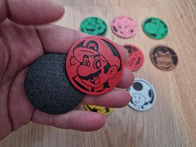 Mario coin / magnet / keychain