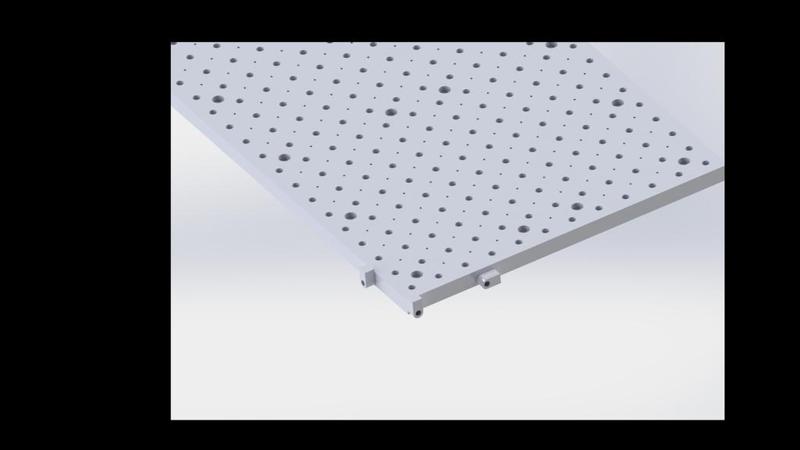 6090 alignment finger for vacuum, waste board, Base board