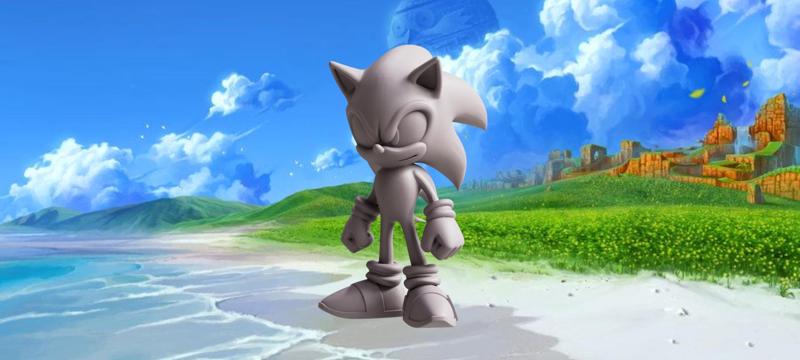 Sonic HD - High Quality Realistic 3D Printable Figure