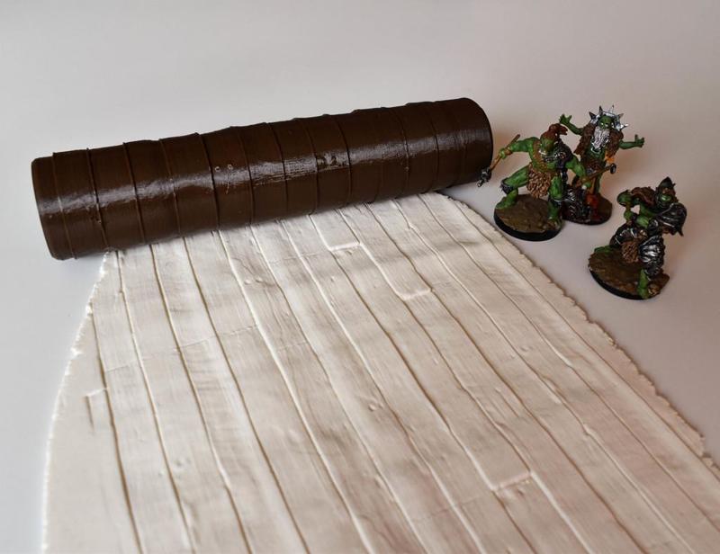 DnD terrain rollers – Wooden floor and wall #11
