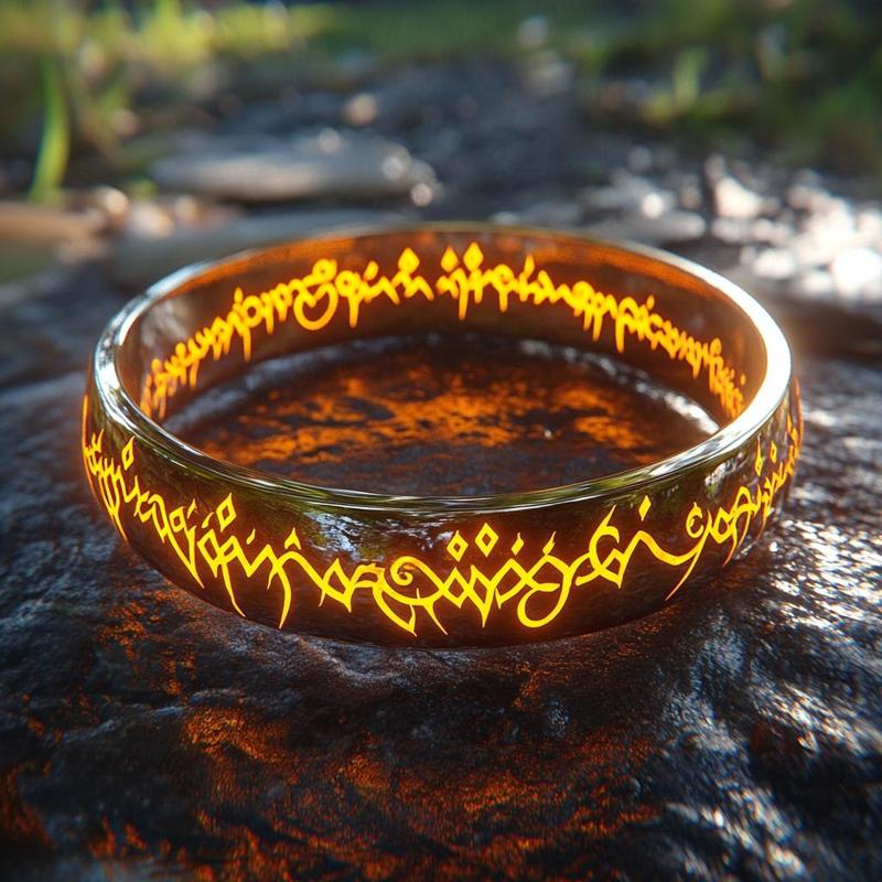The One Ring From Lord of the Rings 3D Model - HD Version