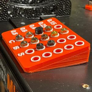 Holder for E3D V6 Nozzles with mountable stand   