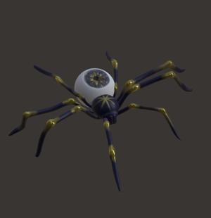 Spider with eye abdomen
