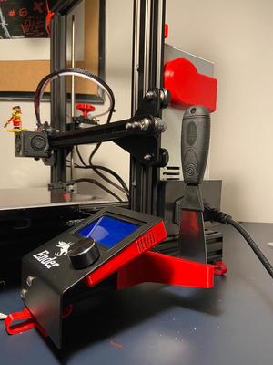 Scraper holder (easy slide in)