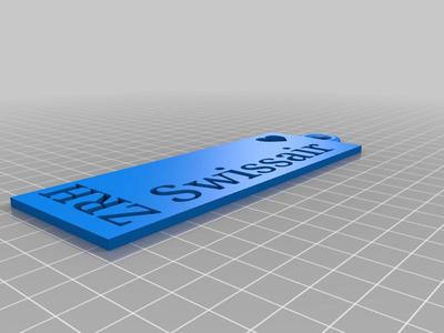 Swissair Keychain