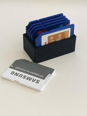 Simple SD Card Holder (Horizontal Orientation)