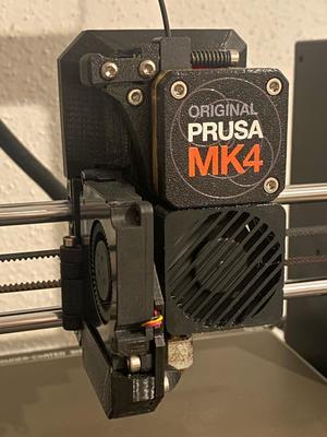 Fan cover for Prusa MK4 - Clip on / Stealth Version