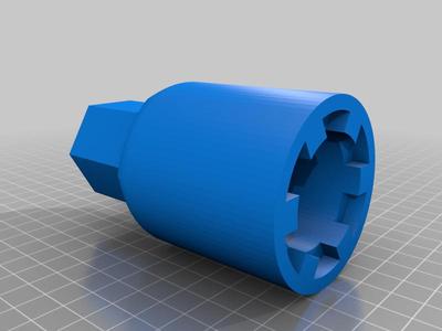 Tiger 800 Steering colum nut Socket