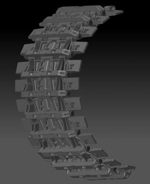 MOVABLE PZ.KPFW. IV 54cm TYPE 7 OST TRACKS WITH PINS