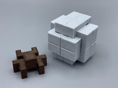 Aracna - Interlocking puzzle by Alfons Eyckmans