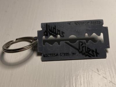 Judas priest brittish steel keychain