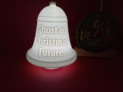 Ghost Of Christmas Future A CHRISTMAS CAROL BELL ORNAMENT TEALIGHT