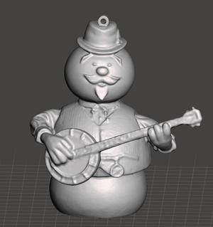 sam the snowman ORNAMENT