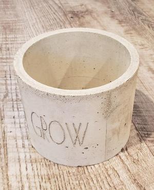 Versatile Concrete Plant Pot Form