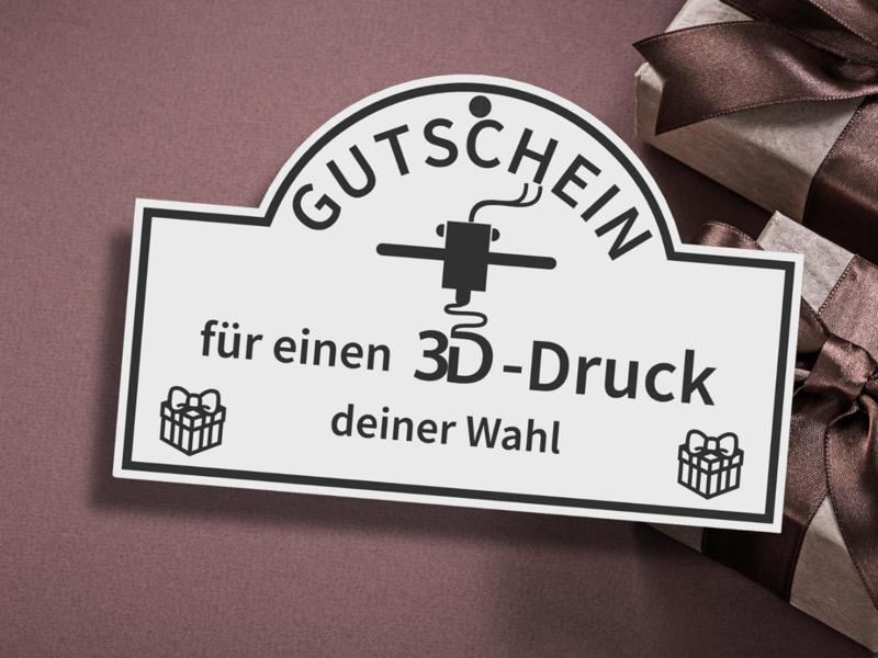 Gutschein 3D-Druck 