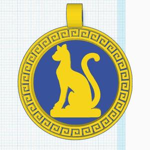 Egyptian Medallion Cat