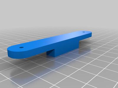 Plexi door handles and stop for LACK Enclosure (sleeved d6x4mm magnets)