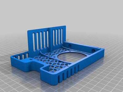 Ender 3 V2 / Pro motherboard cover for 60X25mm fan (remix)