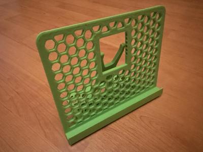 Tablet stand print in place