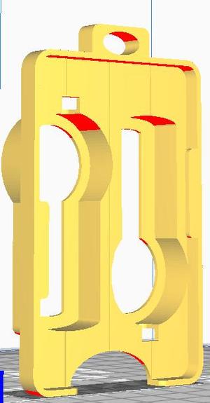 Parametric ID 3 card and RSA key holder