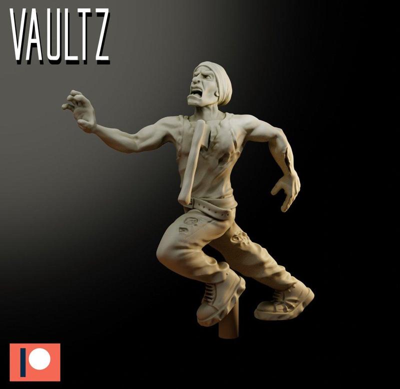 Zombie Runner Miniature 