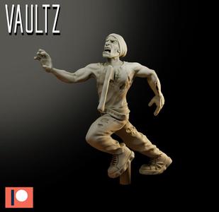 Zombie Runner Miniature 
