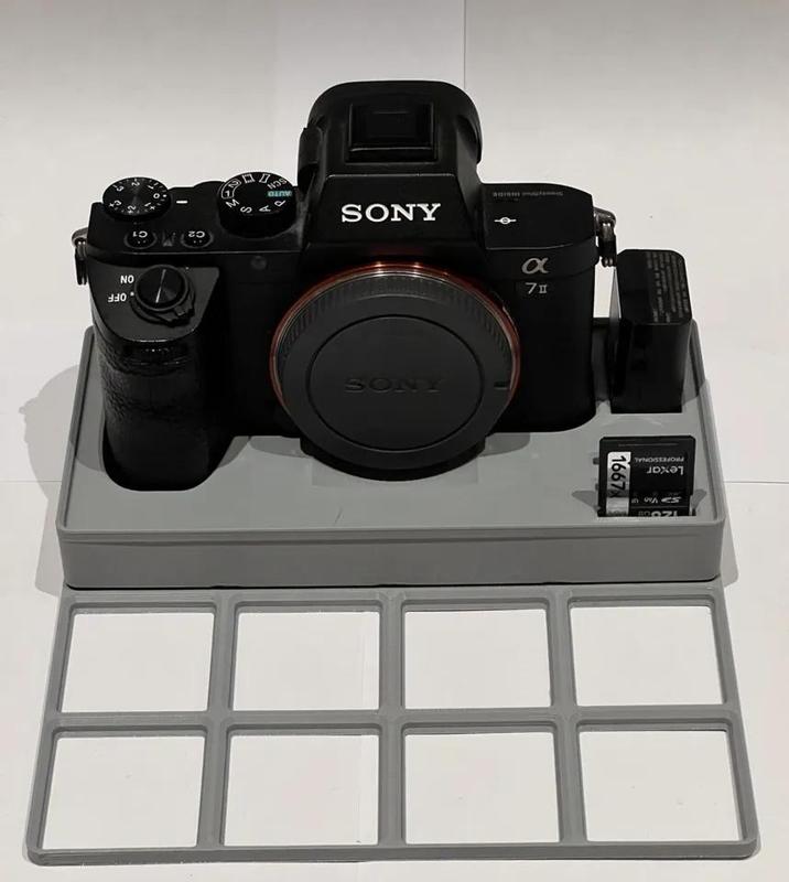Gridfinity holder for Sony A7 mk2   