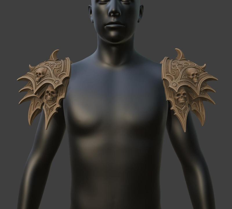 Necromancer Pauldrons