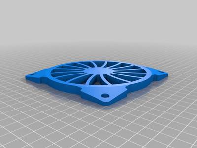 120mm Swirl fan grill