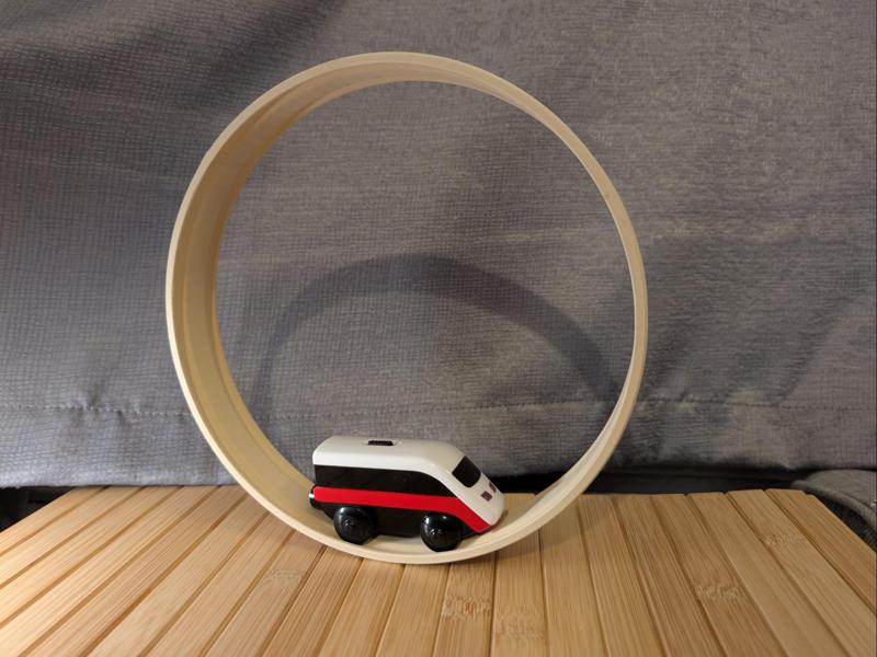 Wooden Trainset "HamsterWheel" Track +Accessories