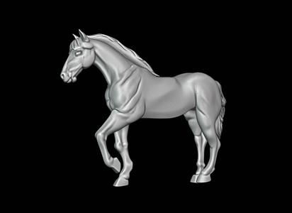 Horse K182 Gift Bust Figure Unique & Detailed 3D Print Model