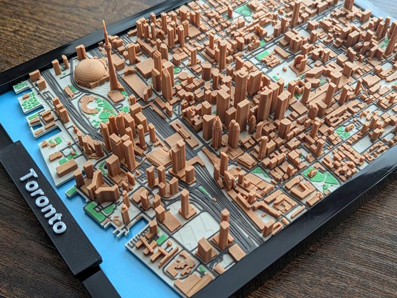Toronto Canada 3D Miniature v2