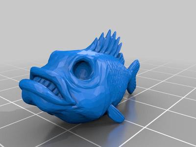 Scary fish for extruder motor