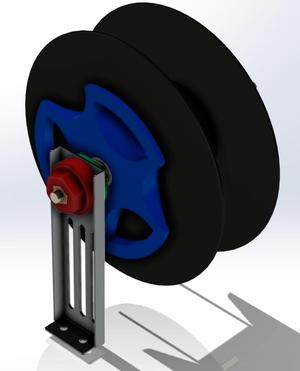 Ender 3 M8 Universal Filament Spool Size Holder | stock hardware + 608ZZ Bearing + m8 threaded rod + m8 Nuts