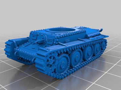Panzerkampfwagen 38t 1:100 15mm