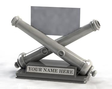 Military Artillery Business Card Holder