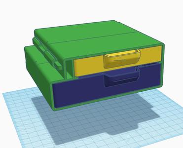 Ender 3 double drawer-short