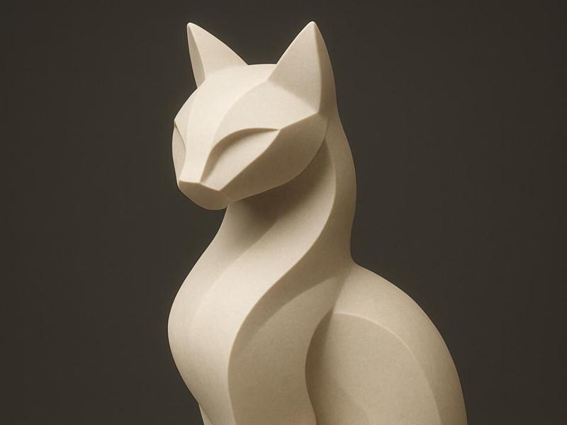 Cat sculpture