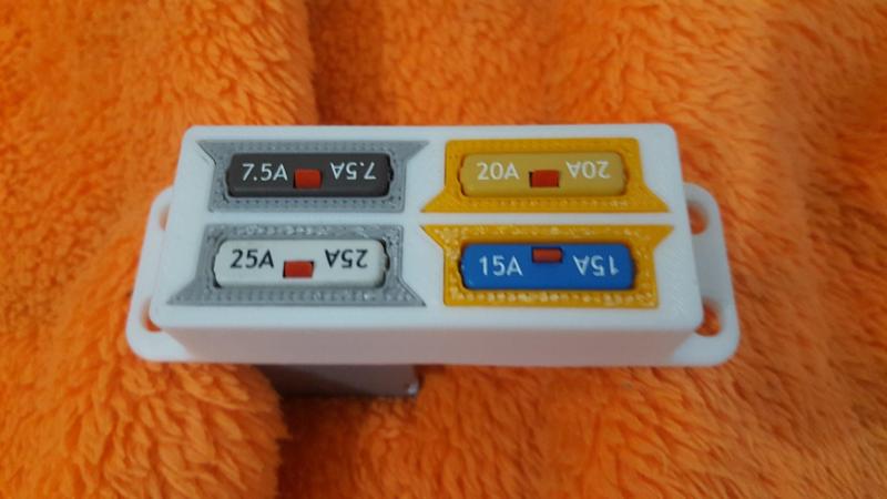 Resettable fuse - fuse box.