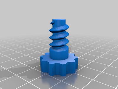 Screwdown angle bracket with finger screw and pressure blocks.