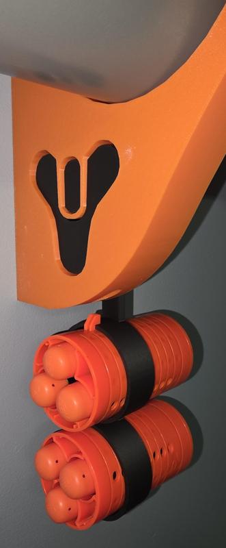 Nerf Gjallarhorn (Destiny 2) Mount Shell Holders