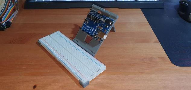 Arduino Uno Breadboard Stand Foldable Print in Place 