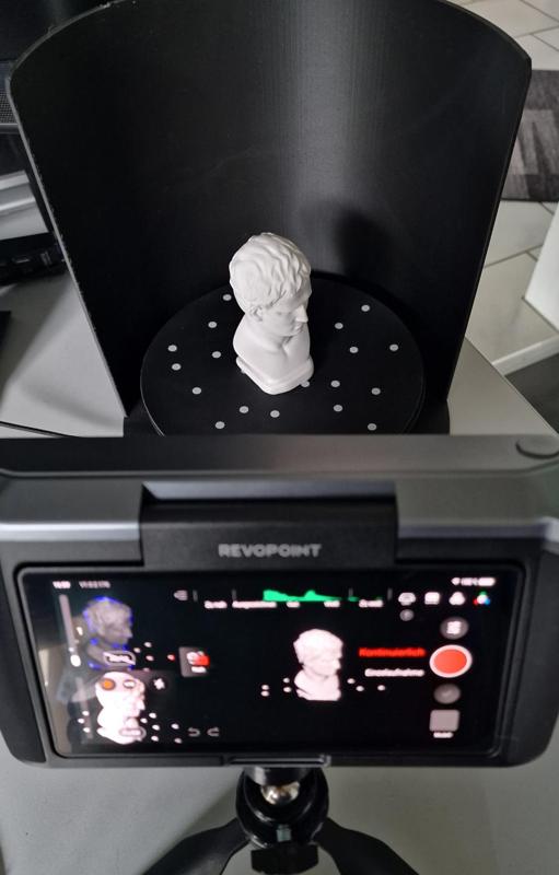 3D Scanner Photo Box - Black Background