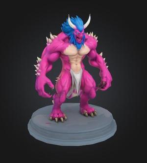 demon stance 3D
