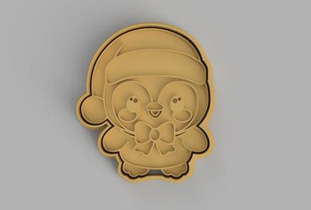Christmas Penguin Cookie Cutter