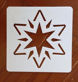 Christmas Star Stencil