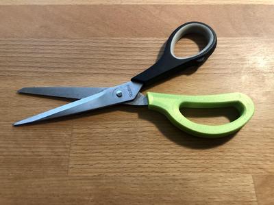 simple scissors handle