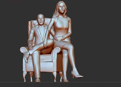 couple miniature
