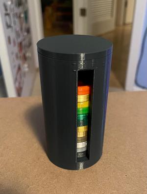 Coin/Token Container with Lid