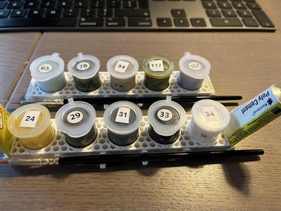 Tray for Airfix paints